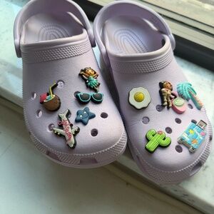 Lilac Crocs - Women's Size 9